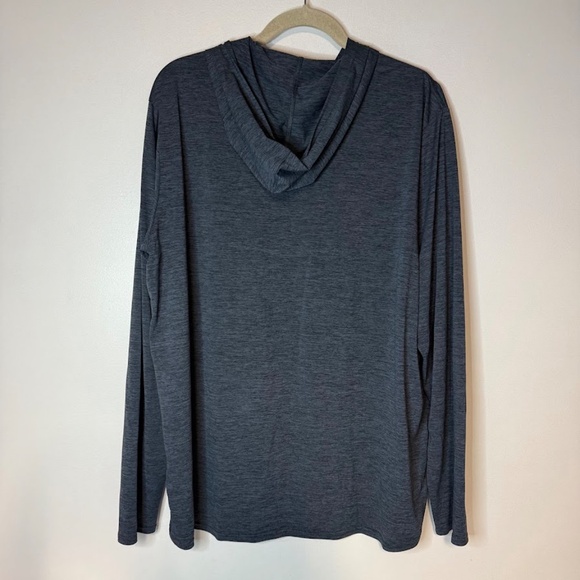 Patagonia Hoodie Blue Heather Capilene Cool Daily Hoody Shirt Long Sleeve - Picture 4 of 4